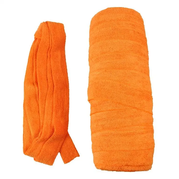 Customized Cleaning Fabric 3.5 Cm 4.5 Cm Microfiber Stripes Roll For Mops Head Belt