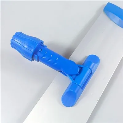 Aliminyòm plat pousyè mop ak pad jetab mop